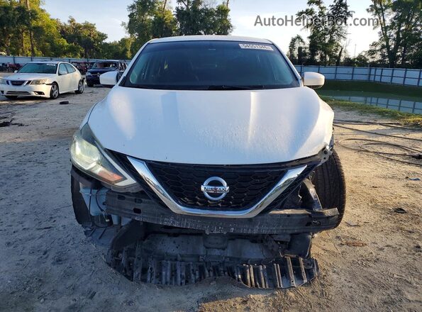 3N1AB7AP9KY327222 2019 NISSAN SENTRA White Front view