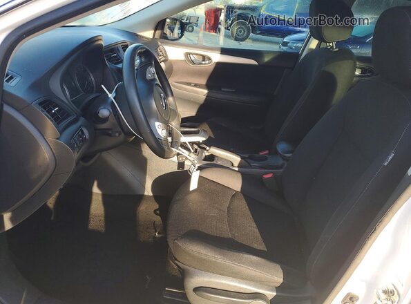 3N1AB7AP9KY327222 2019 NISSAN SENTRA White Front interior view