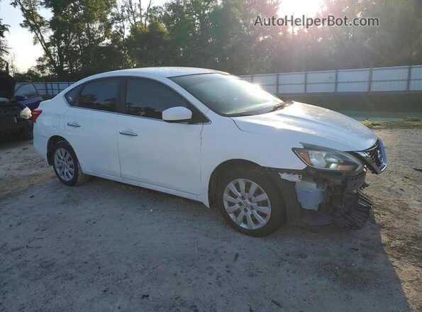 3N1AB7AP9KY327222 2019 NISSAN SENTRA White Front right
