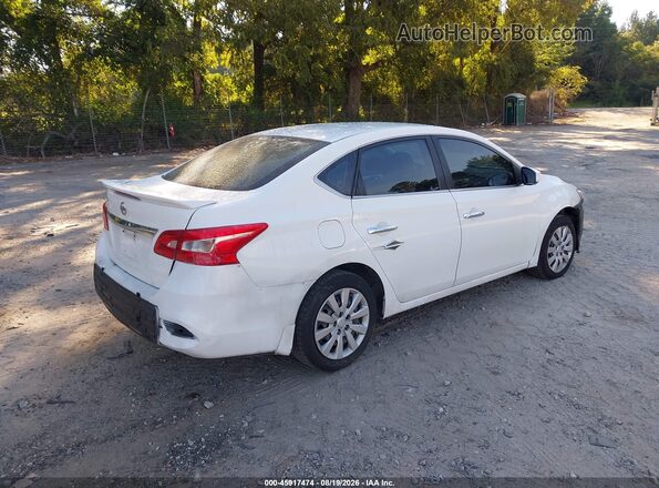 3N1AB7AP9KY335028 2019 NISSAN SENTRA White Trasero derecho