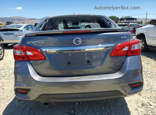 3N1AB7AP9KY348541 2019 NISSAN SENTRA Gray Вид ззаду