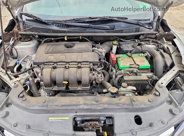3N1AB7AP9KY361824 2019 NISSAN SENTRA Silver Rear interior view
