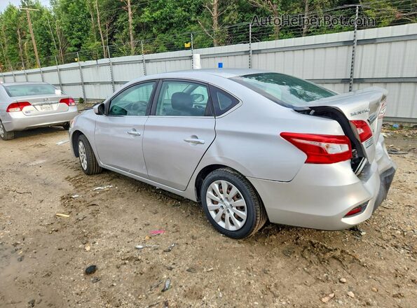 3N1AB7AP9KY361824 2019 NISSAN SENTRA Silver Rear left