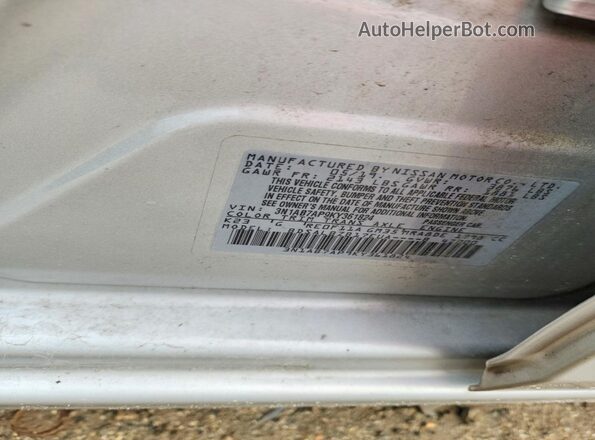 3N1AB7AP9KY361824 2019 NISSAN SENTRA Silver VIN sticker view