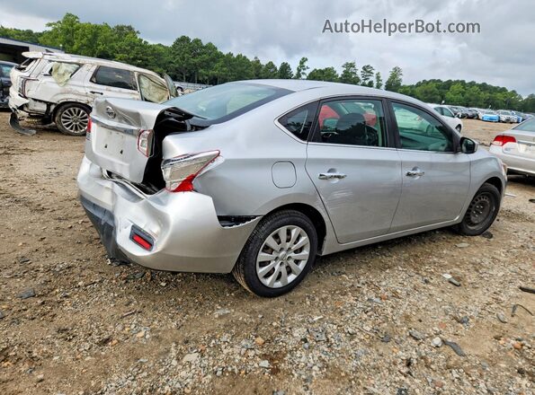 3N1AB7AP9KY361824 2019 NISSAN SENTRA Silver Rear right