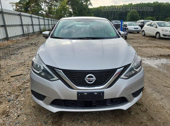 3N1AB7AP9KY361824 2019 NISSAN SENTRA Silver Front view