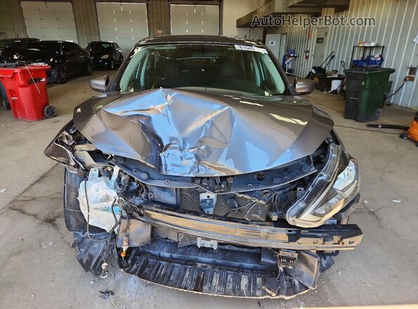 3N1AB7AP9KY361919 2019 NISSAN SENTRA Gray Դիմացի տեսք