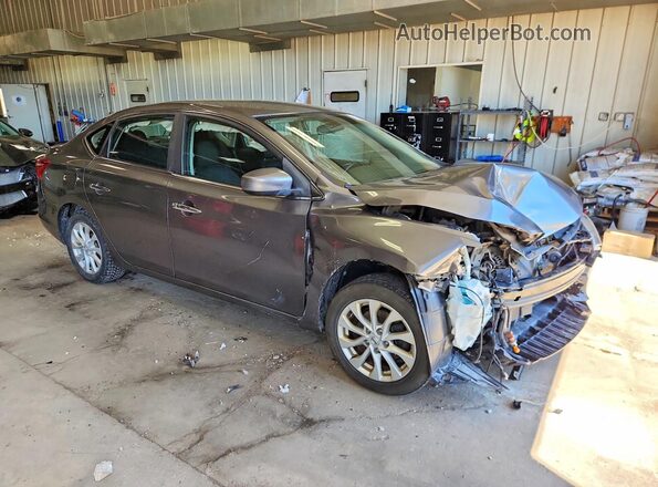 3N1AB7AP9KY361919 2019 NISSAN SENTRA Gray Առջևի աջ