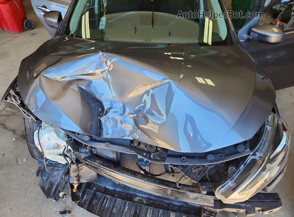 3N1AB7AP9KY361919 2019 NISSAN SENTRA Gray Սալոնի հետևի տեսք