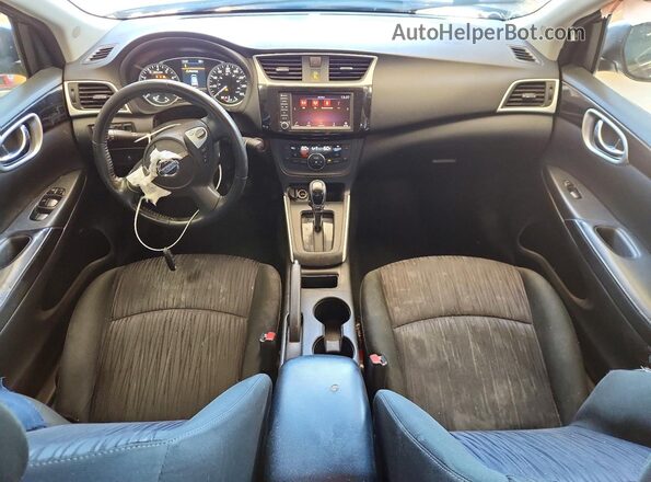 3N1AB7AP9KY361919 2019 NISSAN SENTRA Gray Առջևի վահանակի տեսք