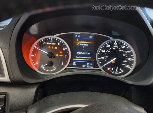 3N1AB7AP9KY361919 2019 NISSAN SENTRA Gray Սարքավորումների վահանակի տեսք