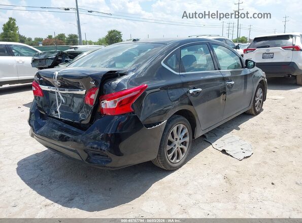 3N1AB7AP9KY362729 2019 NISSAN SENTRA Black Tył prawy