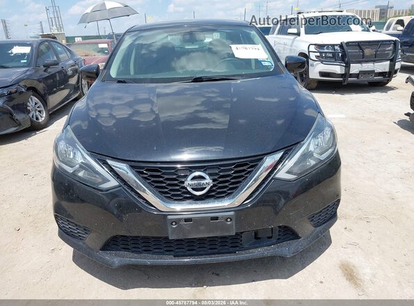 3N1AB7AP9KY362729 2019 NISSAN SENTRA Black Widok zestawu wskaźników