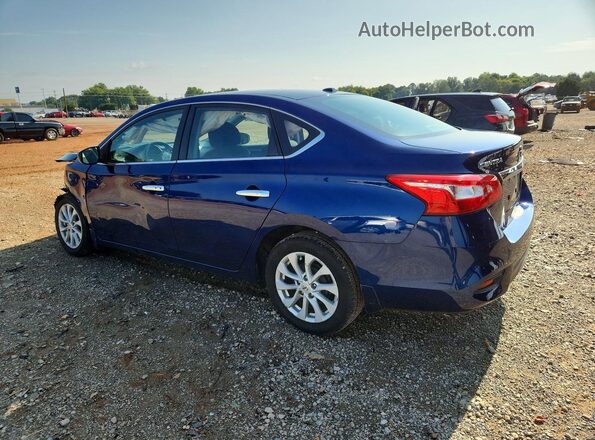 3N1AB7AP9KY363752 2019 NISSAN SENTRA Blue Հետևի ձախ