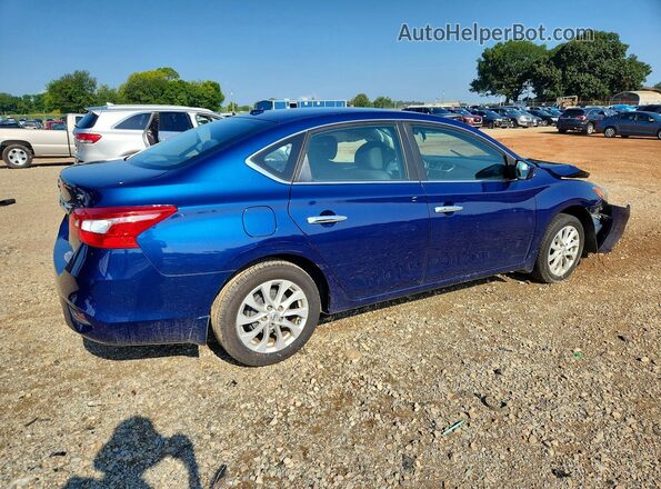 3N1AB7AP9KY363752 2019 NISSAN SENTRA Blue Հետևի աջ