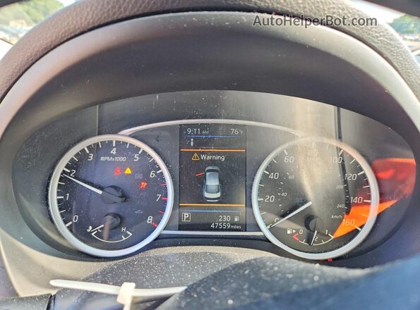 3N1AB7AP9KY363752 2019 NISSAN SENTRA Blue Սարքավորումների վահանակի տեսք