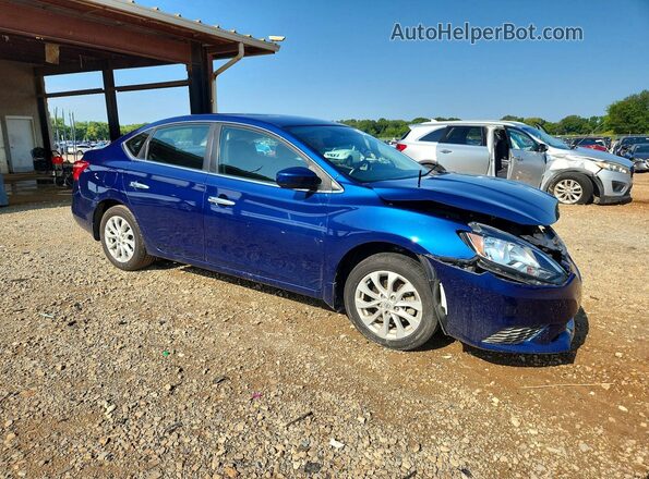 3N1AB7AP9KY363752 2019 NISSAN SENTRA Blue Առջևի աջ