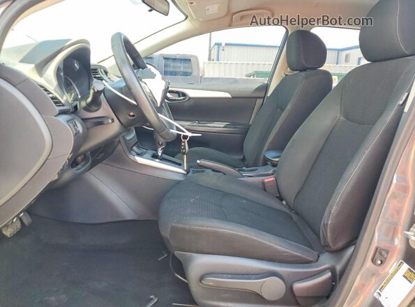 3N1AB7AP9KY364125 2019 NISSAN SENTRA Gray წინა სალონის ხედი