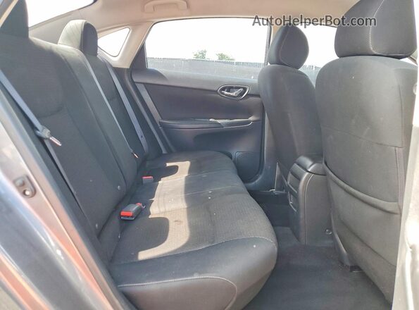 3N1AB7AP9KY364125 2019 NISSAN SENTRA Gray უკანა სავარძლების ხედი