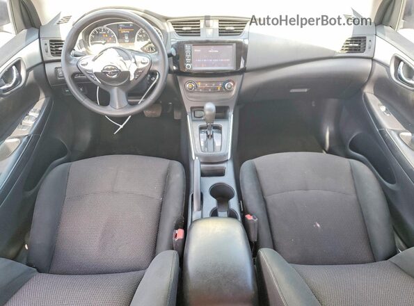 3N1AB7AP9KY364125 2019 NISSAN SENTRA Gray წინა პანელის ხედი