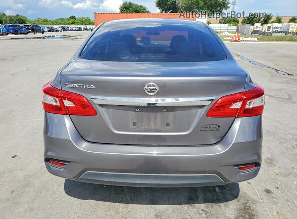 3N1AB7AP9KY364125 2019 NISSAN SENTRA Gray უკანა ხედი