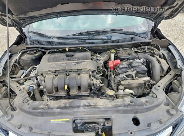 3N1AB7AP9KY367042 2019 NISSAN SENTRA Черный Вид задней части салона
