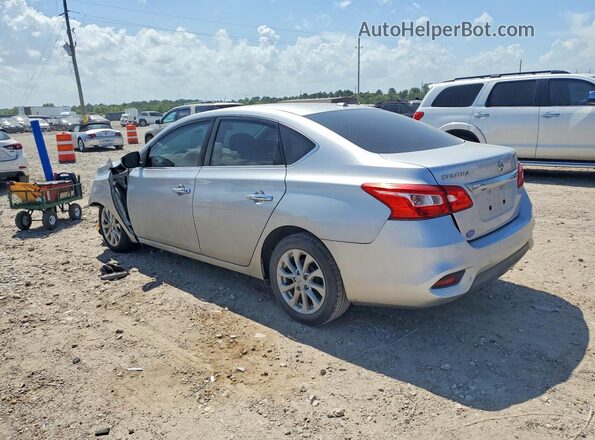 3N1AB7AP9KY371320 2019 NISSAN SENTRA Silver უკანა მარცხენა