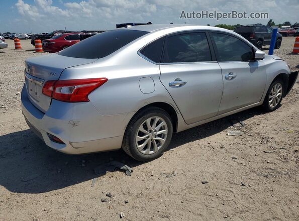 3N1AB7AP9KY371320 2019 NISSAN SENTRA Silver უკანა მარჯვენა