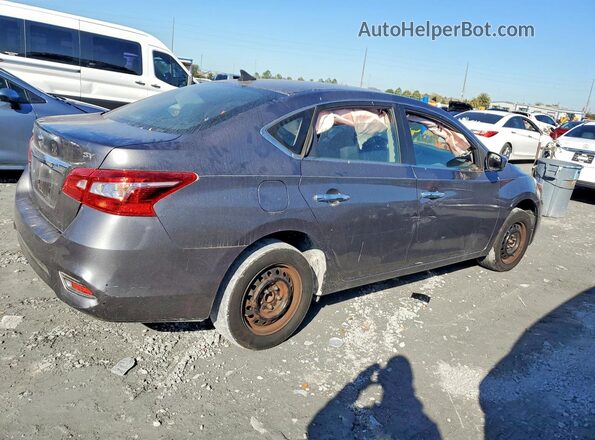 3N1AB7AP9KY373388 2019 NISSAN SENTRA Gray Trasero derecho