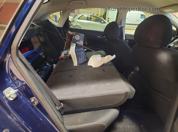 3N1AB7AP9KY374606 2019 NISSAN SENTRA Blue უკანა სავარძლების ხედი
