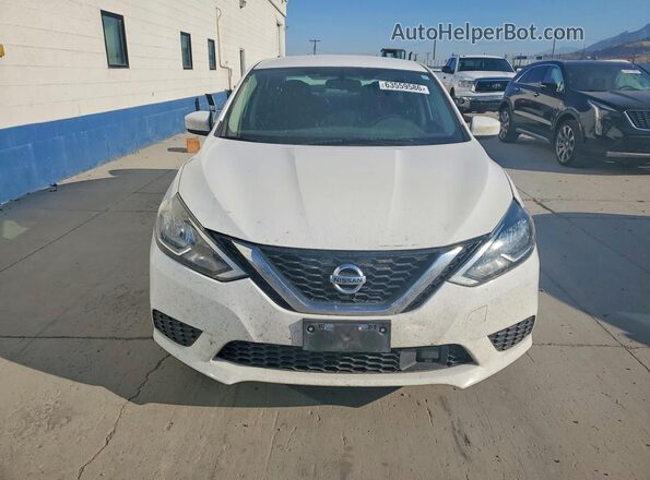 3N1AB7AP9KY377649 2019 NISSAN SENTRA White Դիմացի տեսք