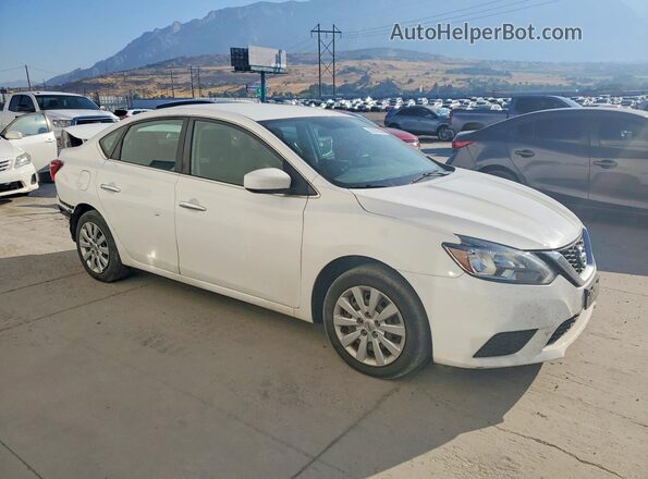 3N1AB7AP9KY377649 2019 NISSAN SENTRA White Առջևի աջ