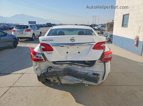3N1AB7AP9KY377649 2019 NISSAN SENTRA White Հետևի տեսք