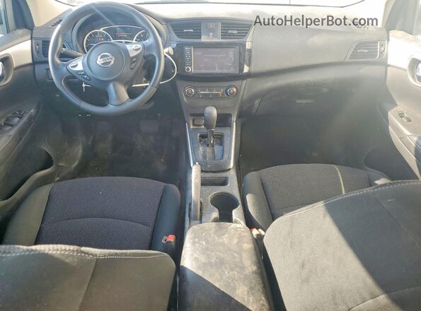 3N1AB7AP9KY377649 2019 NISSAN SENTRA White Առջևի վահանակի տեսք