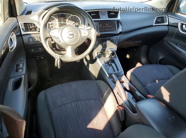 3N1AB7AP9KY381801 2019 NISSAN SENTRA Blue Vista del salpicadero