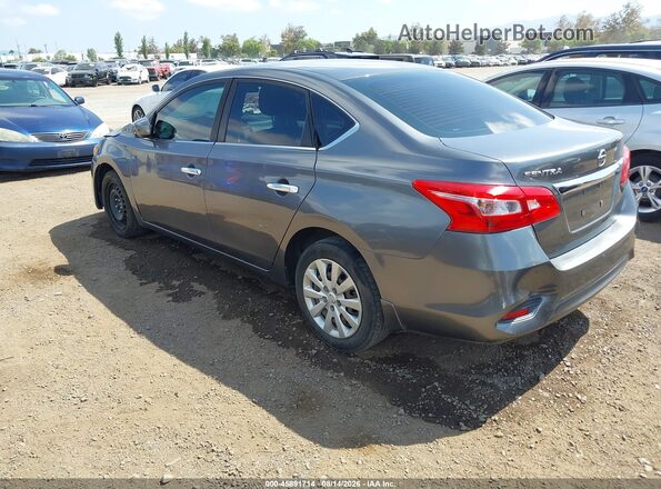 3N1AB7AP9KY391051 2019 NISSAN SENTRA Gray Tył lewy