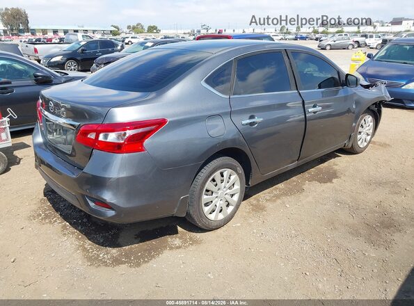 3N1AB7AP9KY391051 2019 NISSAN SENTRA Gray Tył prawy