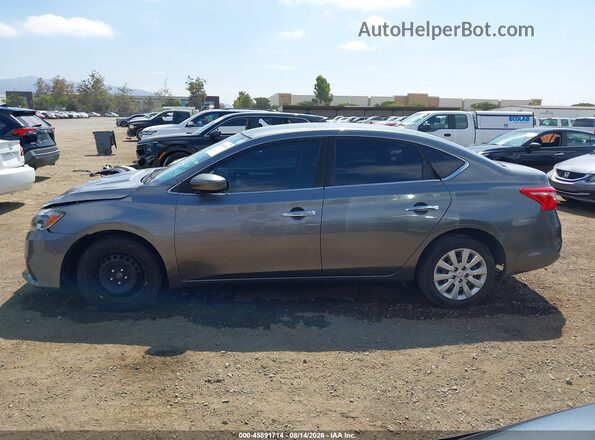 3N1AB7AP9KY391051 2019 NISSAN SENTRA Gray Widok wnętrza 360 stopni