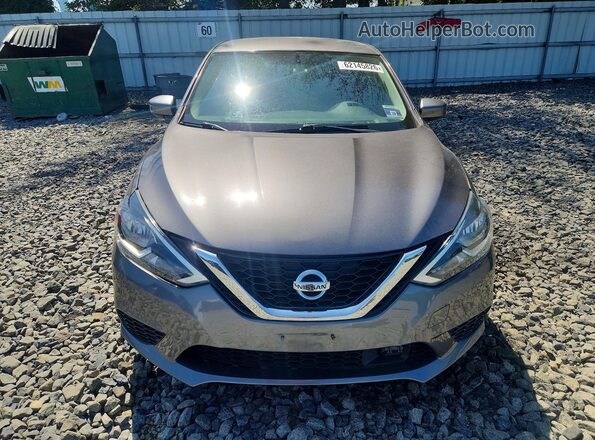 3N1AB7AP9KY391986 2019 NISSAN SENTRA Серый Вид спереди