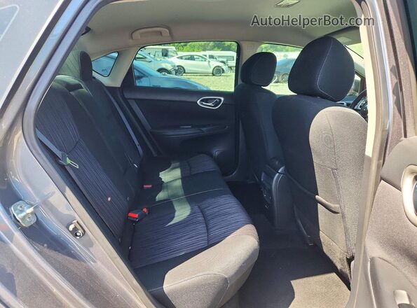 3N1AB7AP9KY391986 2019 NISSAN SENTRA Серый Вид задних сидений
