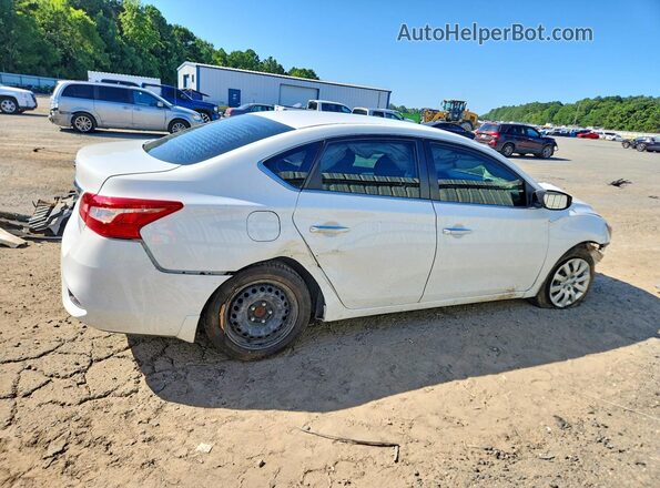 3N1AB7AP9KY398727 2019 NISSAN SENTRA White Задня права чверть