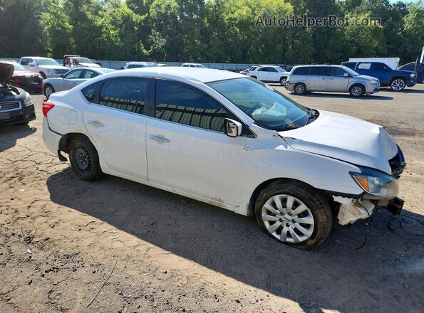 3N1AB7AP9KY398727 2019 NISSAN SENTRA White Передня права чверть