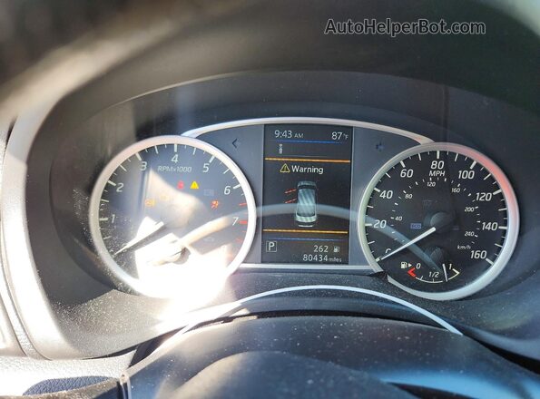 3N1AB7AP9KY398727 2019 NISSAN SENTRA White Вид щитка приладів