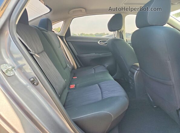 3N1AB7AP9KY401156 2019 NISSAN SENTRA Gray Widok tylnych siedzeń