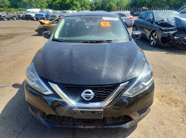 3N1AB7AP9KY409290 2019 NISSAN SENTRA Black Դիմացի տեսք