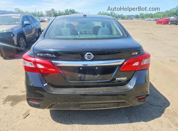 3N1AB7AP9KY409290 2019 NISSAN SENTRA Black Հետևի տեսք