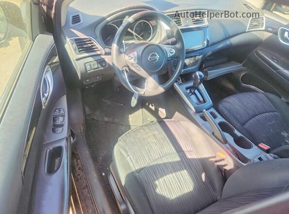 3N1AB7AP9KY409290 2019 NISSAN SENTRA Black Առջևի վահանակի տեսք