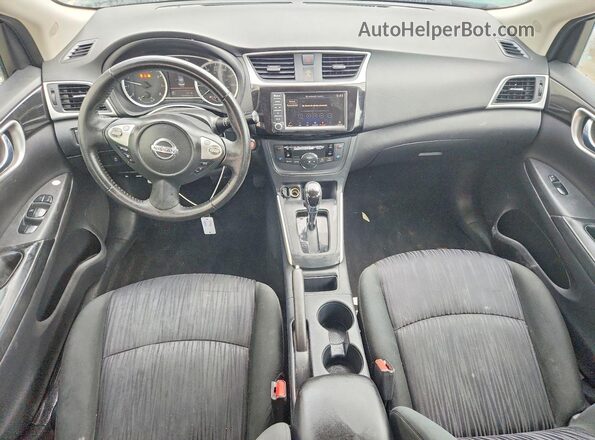 3N1AB7AP9KY434738 2019 NISSAN SENTRA Синий Вид панели приборов