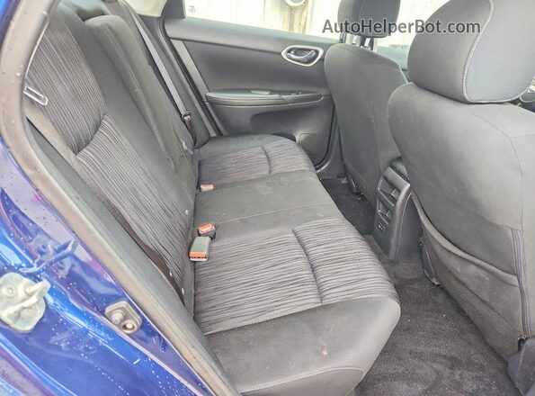 3N1AB7AP9KY434738 2019 NISSAN SENTRA Синий Вид задних сидений