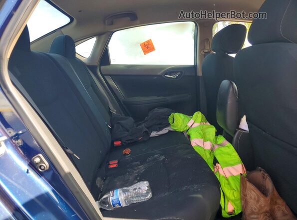 3N1AB7AP9KY439454 2019 NISSAN SENTRA Синий Вид задних сидений